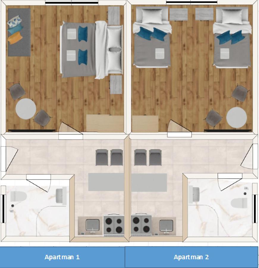 Apartmani Drinska 福查 外观 照片